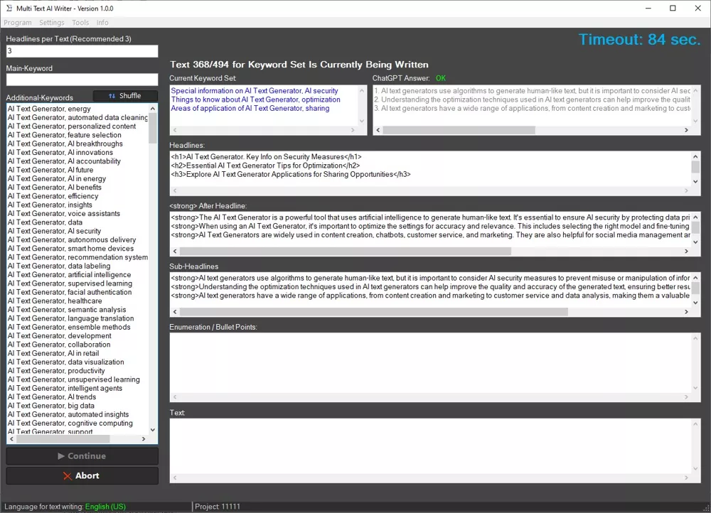 WordPress AI website builder