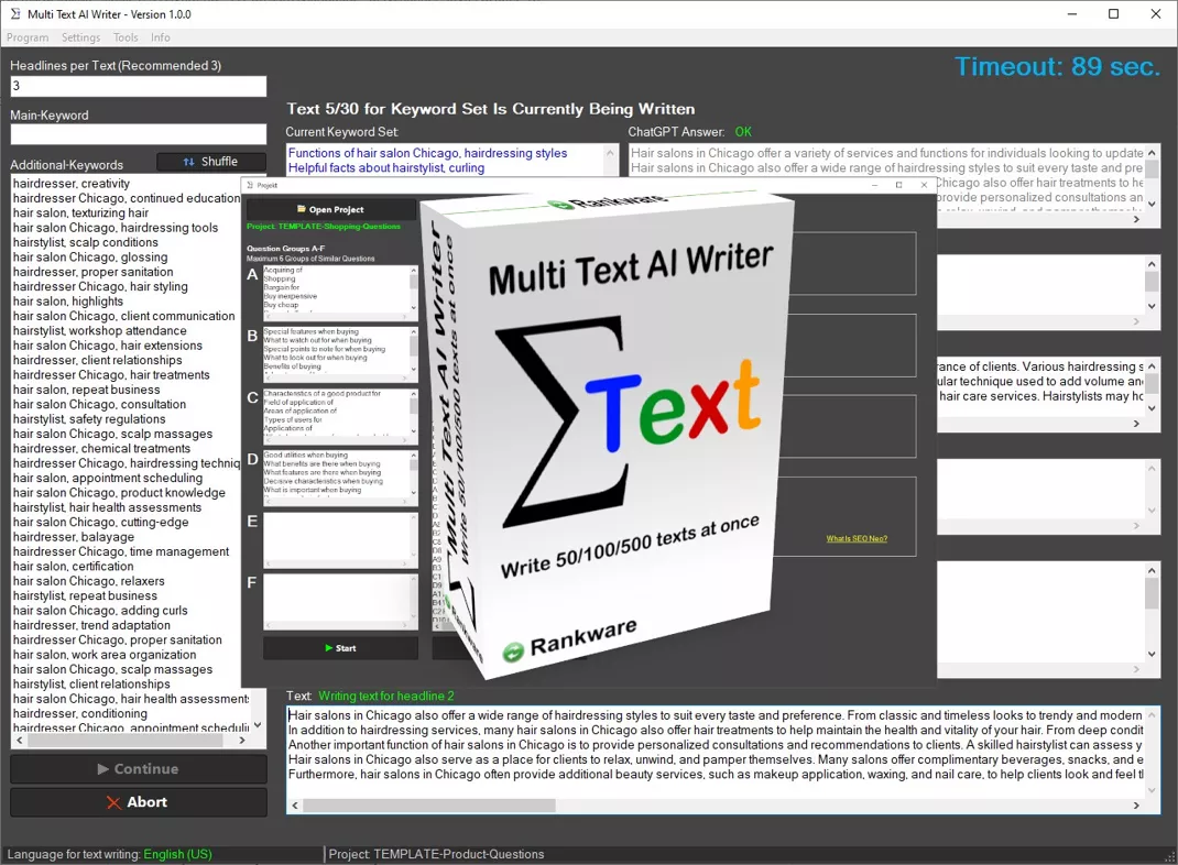 Generatore di contenuti AI per WordPress